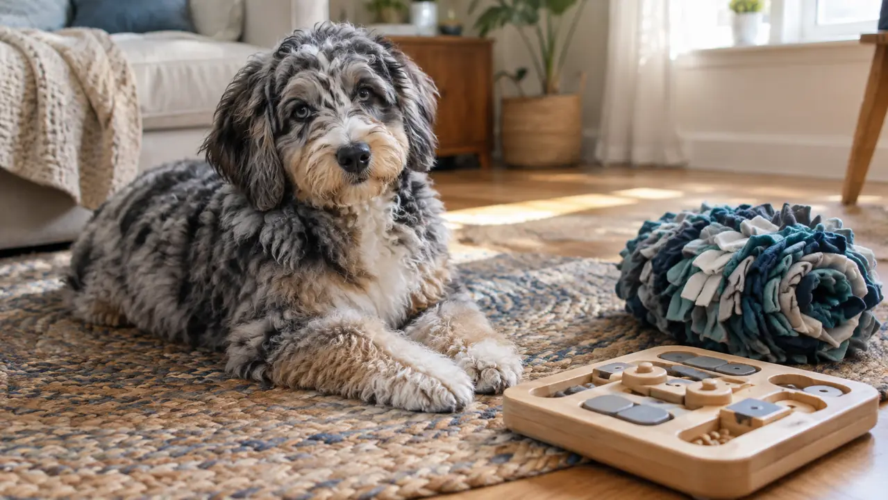 Outward Hound Nina Ottosson Dog Brick vs a Snuffle Mat: Which Suits an Aussiedoodle?